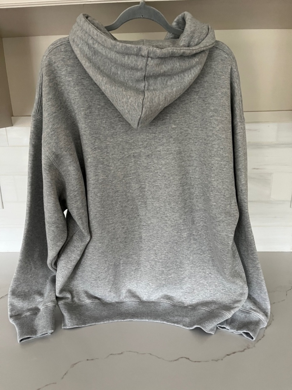 Brandy Melville NEW Christy Gray Oversized Hoodie - Picture 6 of 10